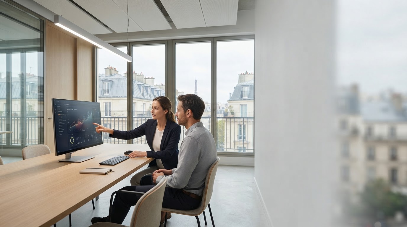 Corvus Intelligence Ai — tableau de bord d'analyse de marché présentant des courbes de données financières